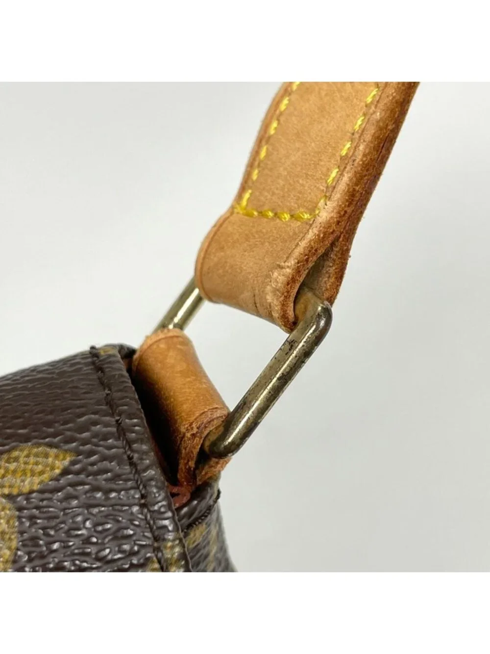Louis Vuitton Musette Tango Shoulder Bag Short Monogram Brown